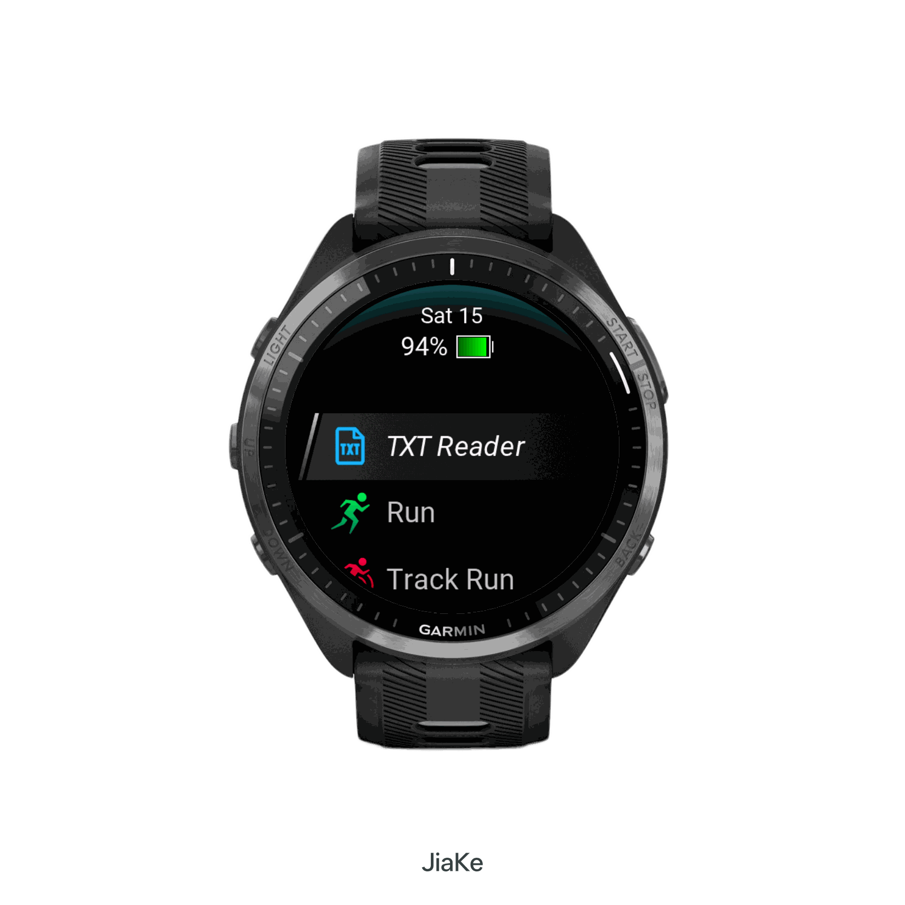 Garmin 手表上的 TXT Reader 图书馆